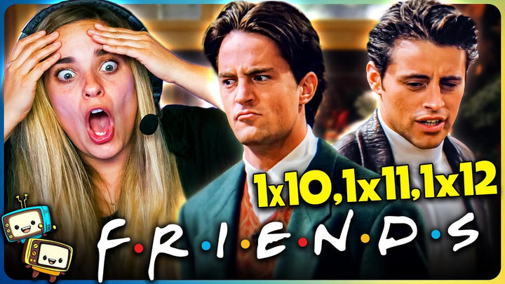 FRIENDS (1994) Season 1 Episodes 1x10, 1x11, and 1x12 Reaction! | First Time Watch!