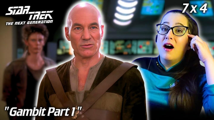 🖖Star Trek: The Next Generation 7x4 Gambit Part 1 FIRST TIME WATCHING Reaction