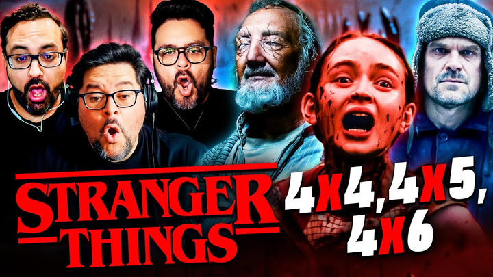 FIRST TIME WATCHING STRANGER THINGS 4: CHAPTER 4, 5, 6 REACTION!
