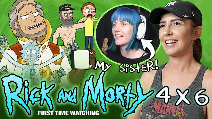 RICK & MORTY 4X6 Reaction with MY SISTER! (STORY TRAIN! BUY IT NOW!!)