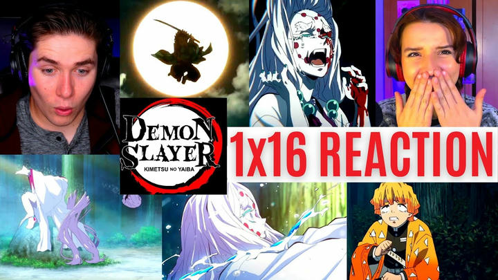 REACTING to *1x16 Demon Slayer: Kimetsu no Yaiba* BRUTAL BACKSTORY (First Time Watching)Shonen Anime