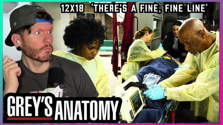 FIRST TIME WATCHING Grey's Anatomy REACTION 12x18 'There's a Fine, Fine Line'