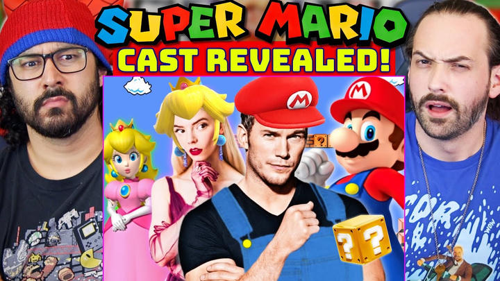 Reacting to SUPER MARIO MOVIE (2022) VOICE CAST!!