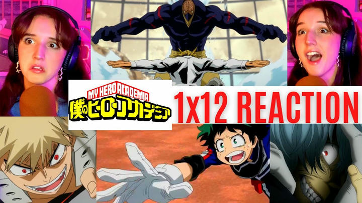 REACTING to *1x12 My Hero Academia* ALL MIGHT'S RESCUE!! (First Time Watching) Shonen Anime