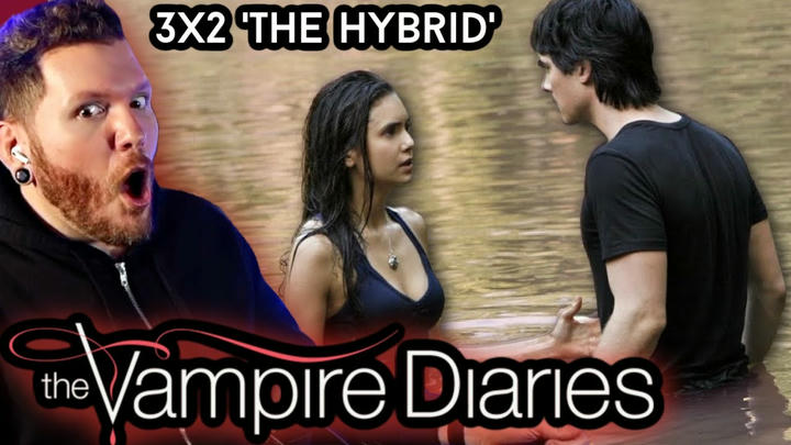 FIRST TIME WATCHING The Vampire Diaries REACTION 3x2 'The Hybrid'