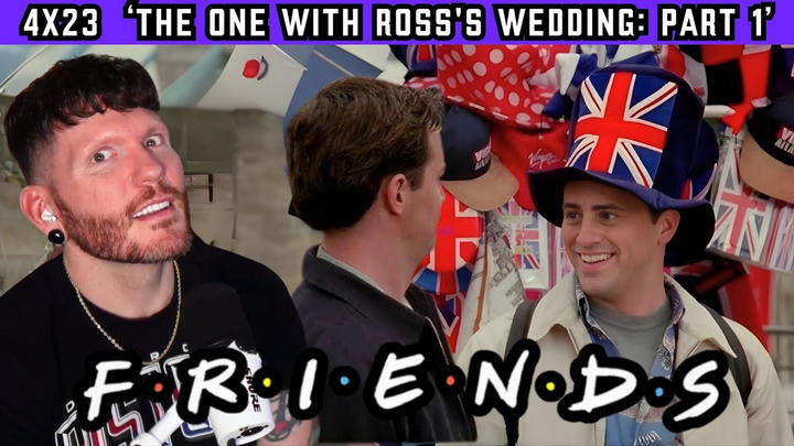 FIRST TIME WATCHING Friends 4x23 'The One with Ross's Wedding: Part 1' REACTION