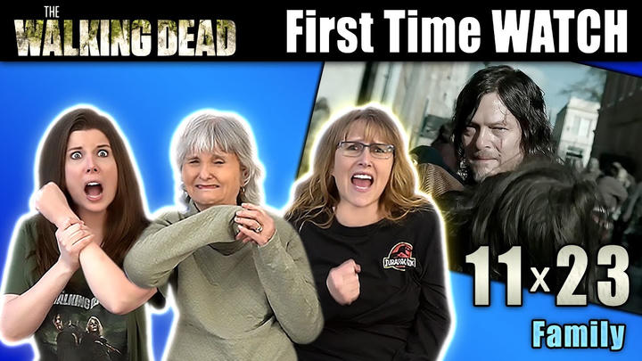 FAMILY REACTIONS to THE WALKING DEAD 11x23 "Family"