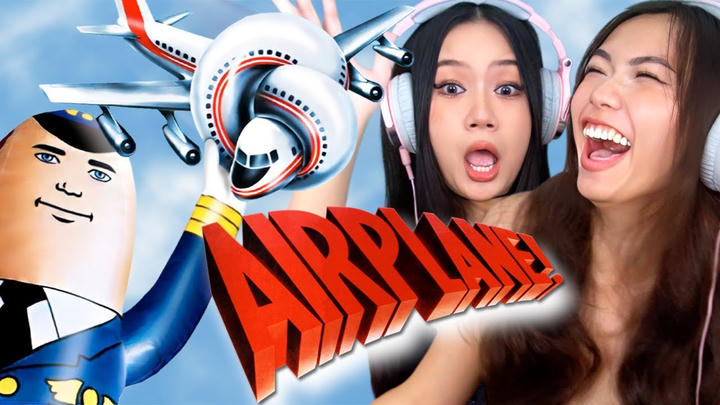 Foreign Girls React | Airplane! | First Time Watch