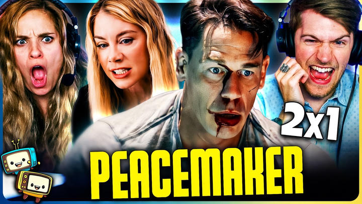 PEACEMAKER (2025) 2x1 Reaction w/ Kristen & Michael! | "The Ties That Grind" |  DC | John Cena