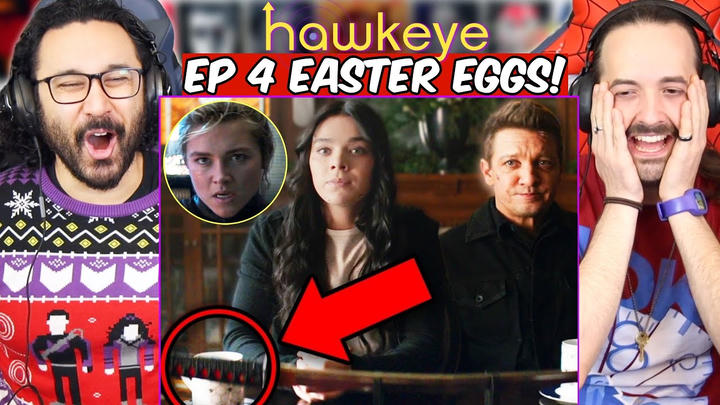HAWKEYE EPISODE 4 EASTER EGGS & BREAKDOWN REACTION!! 1x4 Details You Missed | Yelena Belova