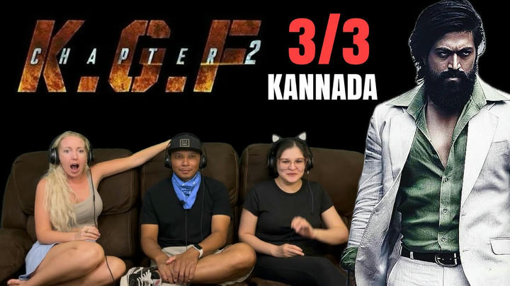 K.G.F Chapter 2 (2022) - KANNADA Audio Part 3 | First Time Watching | Movie Reaction!