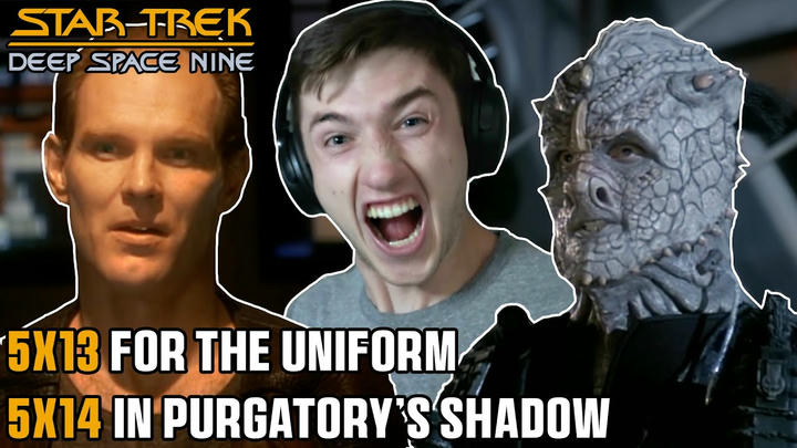 STAR TREK DS9 For the Uniform + In Purgatory’s Shadow 5x13/5x14 REACTION | FIRST TIME WATCHING!!