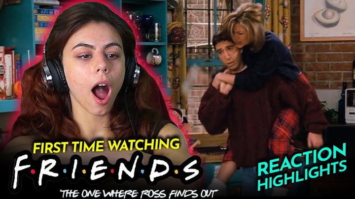 Leia squeals for FRIENDS 2x7 "The One Where Ross Finds Out" (1995) TV Reaction FIRST TIME WATCHING