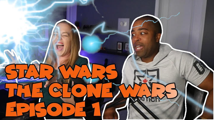 My Wife's First Time Watching Star Wars: The Clone Wars Episode 1 "Cat and Mouse" REACTION 🔥