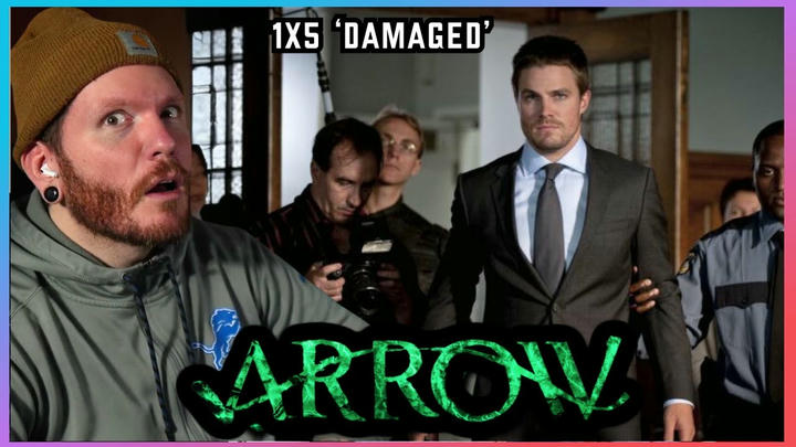 I love the flashback scenes! | First time watching ARROW 1x5 'Damaged' REACTION