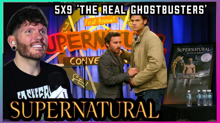 First time watching SUPERNATURAL REACTION 5x9 'The Real Ghostbusters'