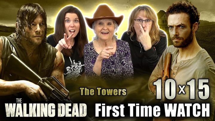 FAMILY REACTION to The Walking Dead 10x15 "The Towers"
