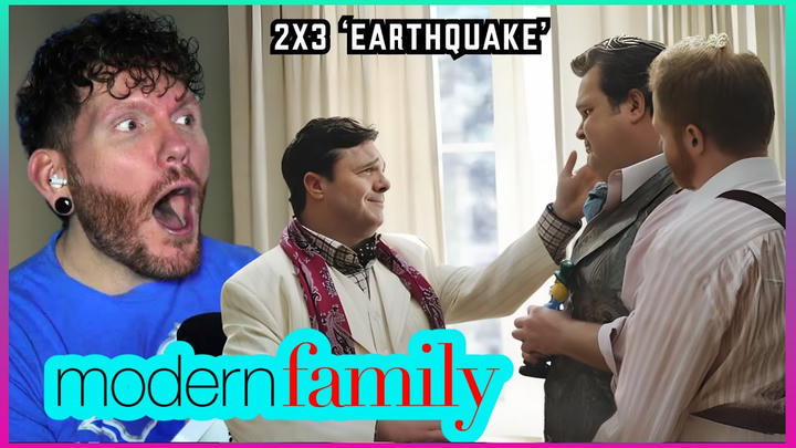 First time watching MODERN FAMILY Reaction 2x3 'Earthquake'