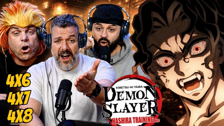 Demon Slayer reaction season 4 episode 6/7/8 (DUB) | First time watching