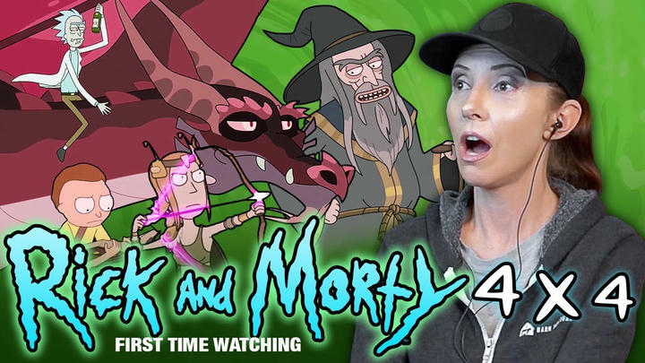 RICK AND MORTY 4x4 Reaction (HAVING a DRAGON is really WIERD!!)
