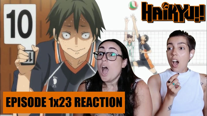 HAIKYUU!! Reaction 1x23 - "THE POINT THAT CHANGES THE MOMENTUM"