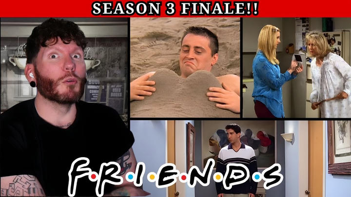 FIRST TIME WATCHING Friends REACTION 3x25 'The One at the Beach'