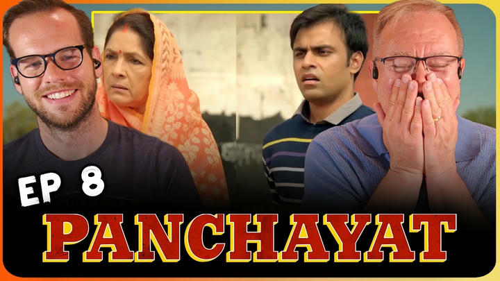 Panchayat Ep 8 Reaction Video | Jitendra Kumar | Raghubir Yadav | Chandan Roy | Nina Gupta