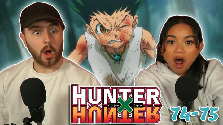 GON VS BOMBER! END OF GREED ISLAND! - Hunter X Hunter Episode 74 + 75 REACTION + REVIEW!