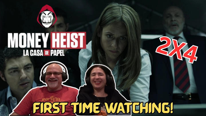 MONEY HEIST / LA CASA DE PAPEL 2X4 (First time watching and reaction)