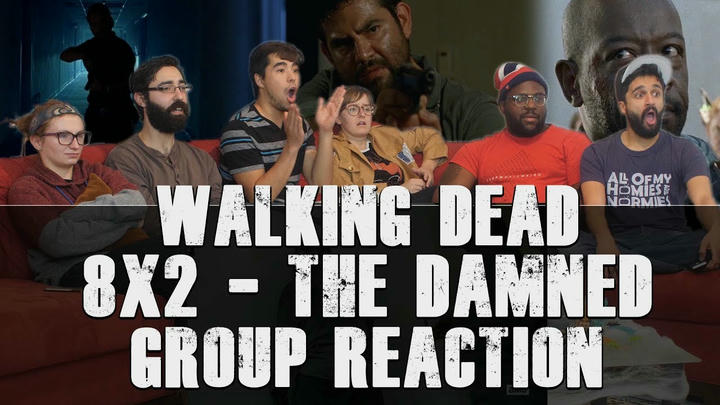 Walking Dead - 8x2 The Damned - Group Reaction