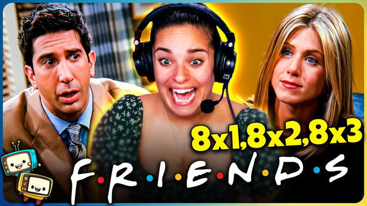 FRIENDS (2001) Season 8 Episodes 8x1, 8x2 & 8x3 Reaction! | First Time Watch!