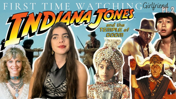 First Time Watching - INDIANA JONES and the Temple of Doom - Girlfriend Reaction (2/2)