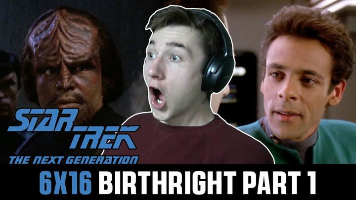 STAR TREK TNG 6X16 Birthright Part 1 - FIRST TIME WATCHING!