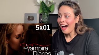 The Vampire Diaries~ S05E01|''I Know What You Did Last Summer"♡First time Reaction&Review♡