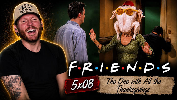 FIRST TIME WATCHING Friends 5x8 'The One with All the Thanksgivings' REACTION