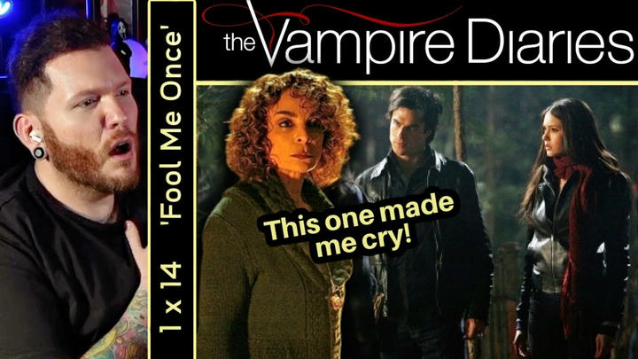 This one made me CRY! | The Vampire Diaries REACTION 1x14 'Fool Me Once' | First time watching!