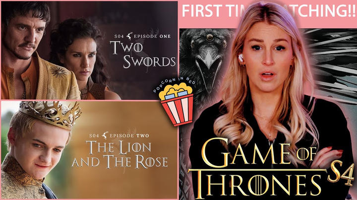 GAME OF THRONES S4:1-2 | TWO SWORDS & THE LION AND THE ROSE | REACTION