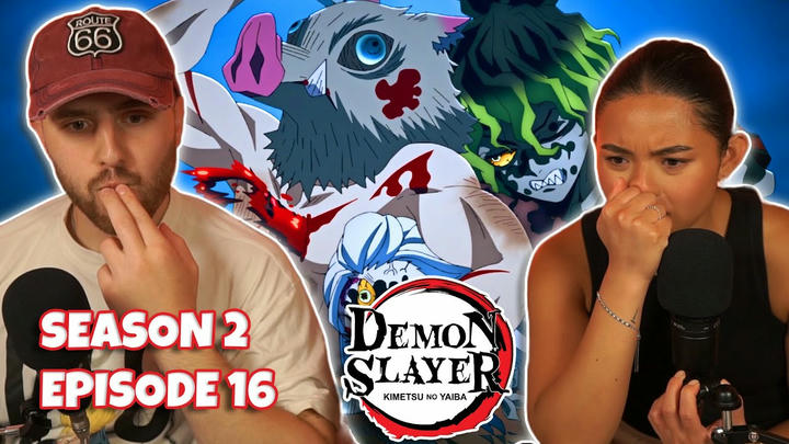 WTF JUST HAPPENED!? - Girlfriend Reacts To Demon Slayer Season 2 Episode 16 REACTION + REVIEW!
