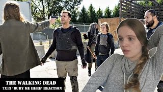 The walking dead episode 7x13 'Bury me here' reaction