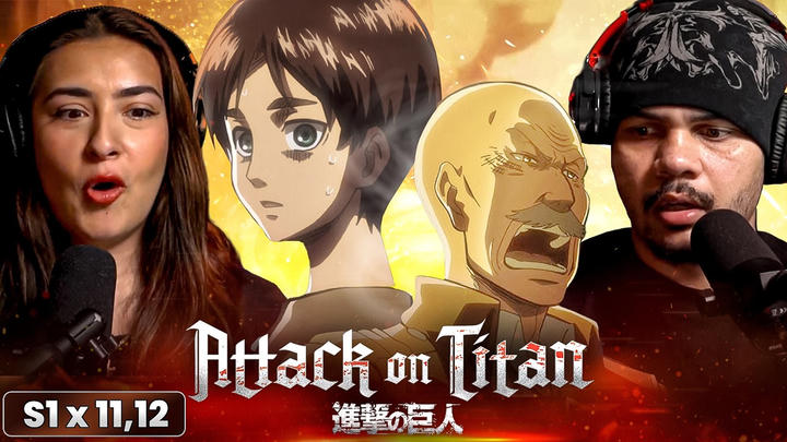 EREN CAN NOT BE TRUSTED IN TITAN FORM! ATTACK ON TITAN S1 EP 11&12