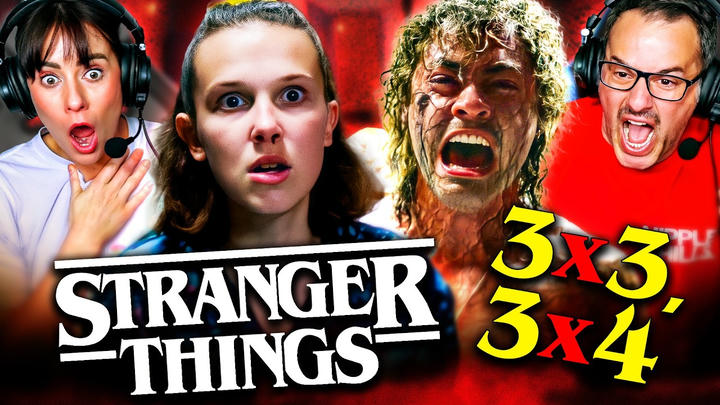 STRANGER THINGS Season 3 Episode 3 & 4 REACTION!!  Netflix | Millie Bobby Brown | Sadie Sink