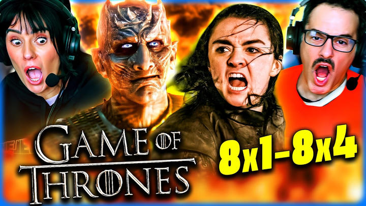GAME OF THRONES 8x01 - 8x04 - REACTION THAT JAW-DROPPING BATTLE OF WINTERFELL ENDING! - REVIEW