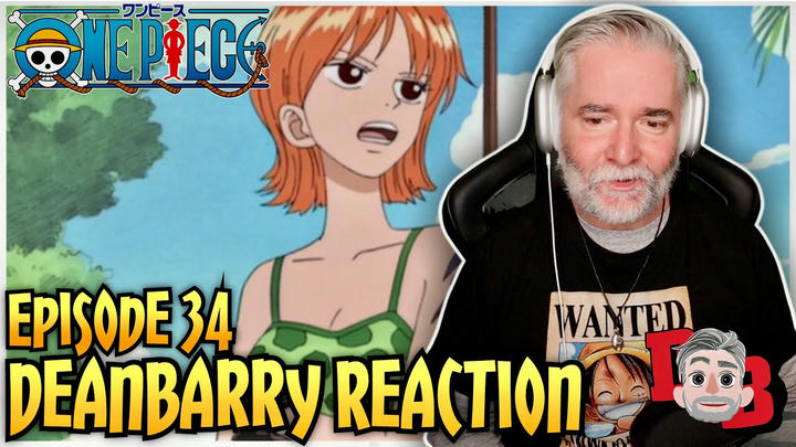 One Piece - Episode 34 "Everyone's Gathered! Usopp Speaks The Truth About Nami!" REACTION