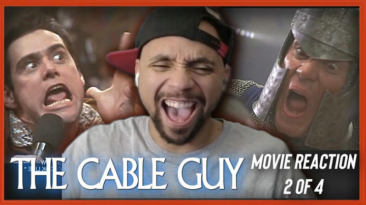 Jim Carrey is a comedic genius lmao - Movie Reaction: The Cable Guy - Part 2