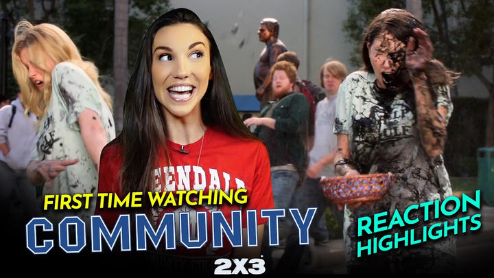 Coby wrestles with COMMUNITY 2x3 “The Psychology of Letting Go (2010) TV React FIRST TIME WATCHING
