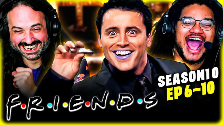 FRIENDS 10x06 - 10x10 REACTION - JOEY DOESN'T SHARE FOOD!! - FIRST TIME WATCHING!