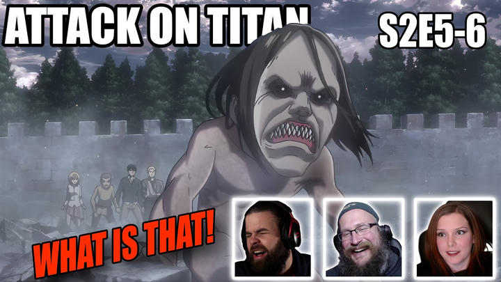 SHE’S A TITAN?! | Attack on Titan Season 2 Episode 5 & 6 Reaction