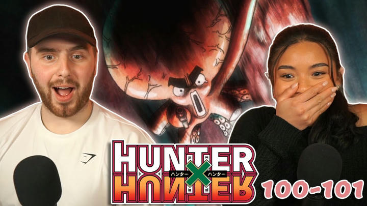 IS THAT AN OCTOPUS SNIPER?!😂 - Hunter X Hunter Episode 100 + 101 REACTION + REVIEW!