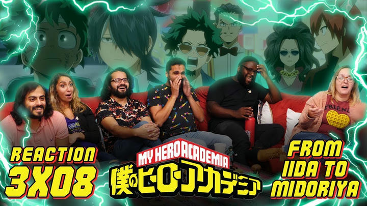 My Hero Academia - 3x8 From Iida to Midoriya - Group Reaction