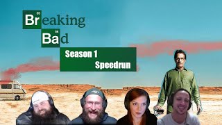 Breaking Bad Speedrun Reaction | First time Watching! | Season 1 Compilation